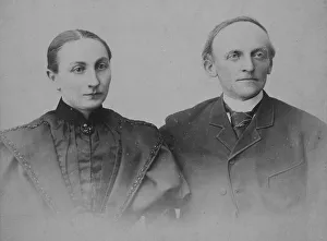 Elderly couple from Hanover, ca 1890