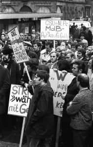During the election campaign for the 1969 Bundestag elections