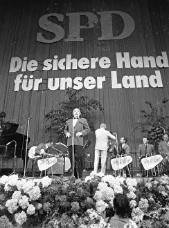 The election campaign in North Rhine-Westphalia of the SPD
