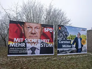 Election poster for the Bundestag election on 23 February 2025