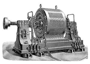 Electric generators in the 19th century