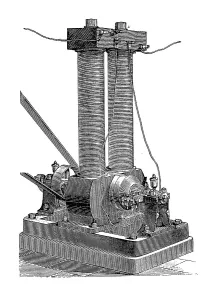 Electric generators in the 19th century