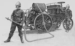 Electric material of the Paris Firemen