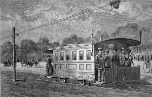 Electric railway from Charlottenburg to Spandau Hill