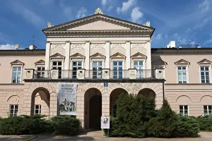 Elegant historic building with symmetrical architectural design