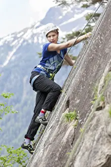 Elena Ryseva, Climbing, Oetztal, Austria, Europe