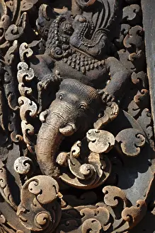 Elephant depiction, Banteay Srei Temple