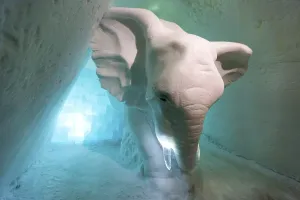 Elephant made of ice, Icehotel