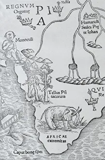 Elephant and one-eyed giant (Monoculi)