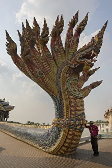 Category Buddhism Prints: Elephant Temple Thep Wittayakhom Vihara