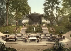 The Elisabeth Fountain in Bad Homburg vor der Hoehe
