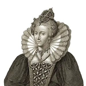 Elizabeth I, 1533 - 1603, Queen of England 1558 - 1603