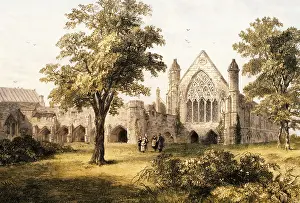 Ely House and St Ethedreda's chapel in 1772