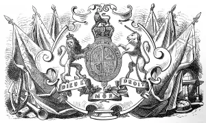 Emblem, England, inscription, Dieu et Mon Droit