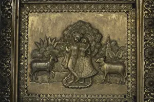 Emboss work, Chandra Mahal, City Palace