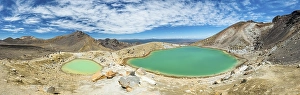 Category Mountain Landscapes Prints: Emerald Lakes, crater lakes, volcanic landscape