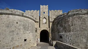 Emery d Amboise Tor, city wall of Rhodes