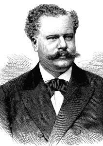 Emil Scaria, 1838 - 1886, singer of the Dresdner Hofoper opera