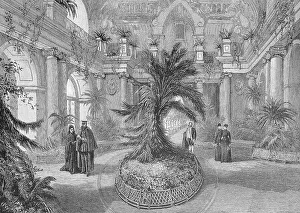 Emperor Frederick Accompanied by the Empress in the Orangery of Charlottenburg