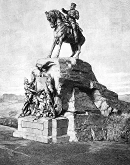 The Emperor Frederick monument near the battlefield at Woerth