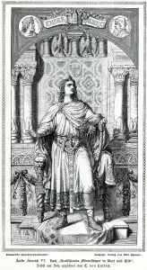 Emperor Heinrich VI after Deutschlands Minnesaenger in Wort und Bild