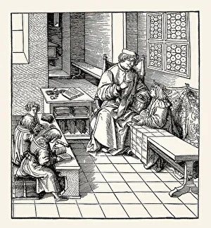 Emperor Maximilian I as a schoolchild