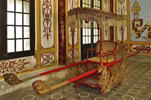 The Emperor's litter or sedan in the citadel