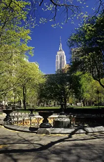 Empire State Building and Madison Square Park
