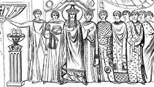 Empress Theodora and entourage