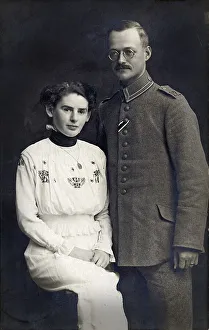 Engagement portrait, ca. 1916