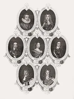 English Monarchs from 1566 until 1702