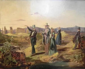 English Tourists, Painting by Carl Spitzweg