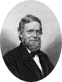 Engraving of Schuyler Colfax, Jr