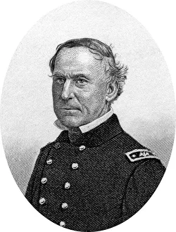 Engraving of Union Navy Rear Admiral David Glasgow Farragut (July 5)