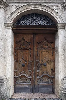 Entrance door of the former monastery church of St