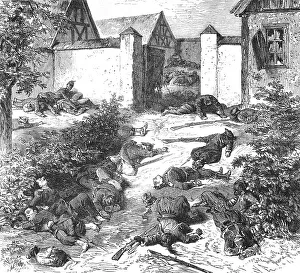 Entrance gate of Schafenburg Castle on Gaisberg mountain