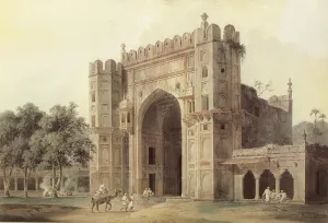 Entrance to Khus rau Bagh at Allahabad, Uttar Prades h, India, As ia