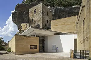 Entrance of the Musee national de Prehistoire