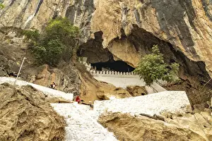 Entrance to the Pak Ou Caves near Luang Prabang