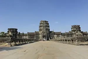 Entrance to the temple of Angkor Wat