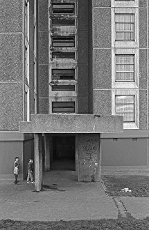 Entrance, Tower Block, Children