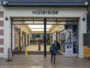 Entrance to Waterside shopping centre