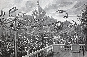 The entry of the German imperial couple into Strasbourg
