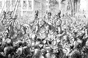 Entry of the victorious allies in Paris 1814