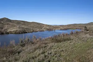Epic mountain landscape scenery in the protected area of the preserve park