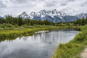 Epic mountain landscape scenery from the walking trail of the preserve park