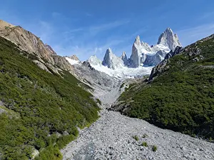 Epic panorama, rocky mountain landscape