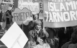 Equal pay was one of the main demands of woman at the International Women's Day demonstration in Duesseldorf