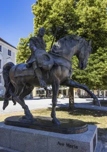 Equestrian statue, Field Marshal Tilly Monument on Kapellplatz