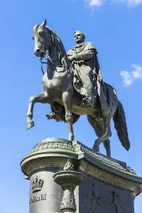 Equestrian statue of King John of Saxony in Dresden